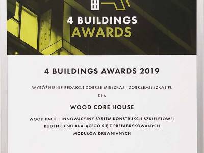 Wood Pack nagrodzony podczas 4 Buildings