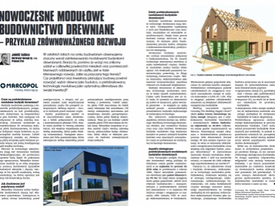 Magazyn Builder Polska i Marcopol o naszej technologii jako przykład zrównoważonego rozwoju