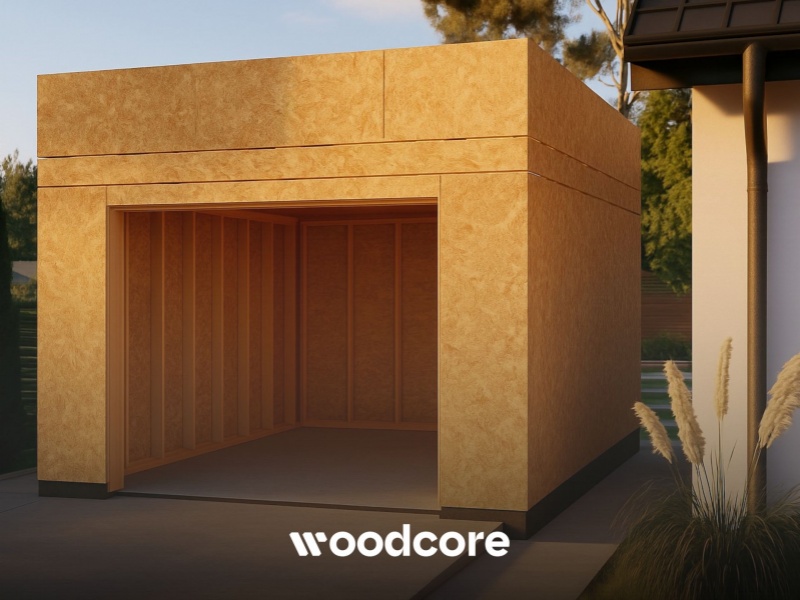 projekt woodcore Garaż Basic G1