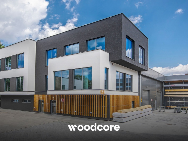 projekt woodcore Woodpack Public - Budynek biurowy Woodcore